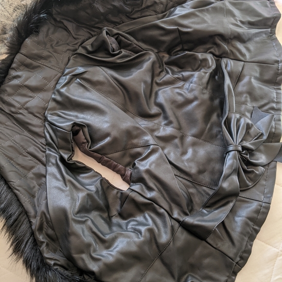 Faux Fur/Leather Vest - Picture 8 of 13